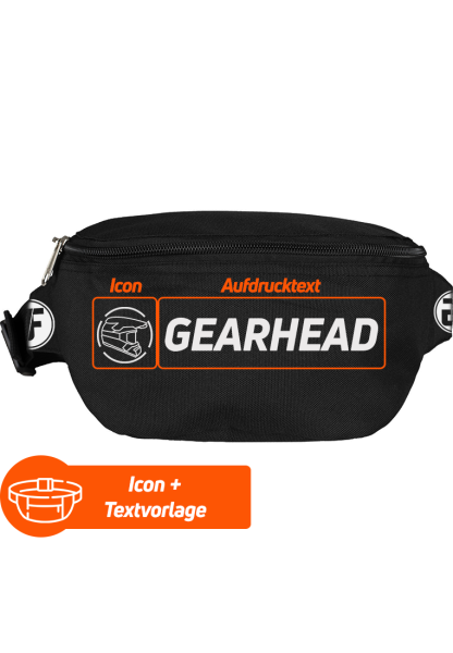 GEARFACT - Bauchtasche - Custom - Icon + Textvorlage #001