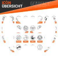 GEARFACT - Bauchtasche - Custom - Icon + Textvorlage #001