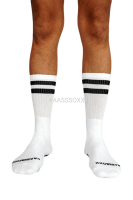 AASSSOXX - Socken I Master Worship I weiß-schwarz