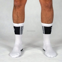 AASSSOXX - Socken I F*ckstar TOP I weiß-schwarz