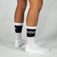 AASSSOXX - Socken I F*ckstar BOTTOM I weiß-schwarz