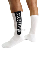 AASSSOXX - Crew Socken I Kinky Eastboy I weiß-schwarz