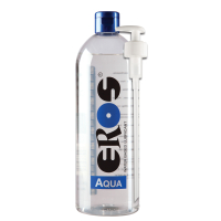 EROS - Aqua Flasche incl. Pumpspender - 1000 ml