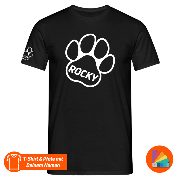 GEARFACT - T-Shirt - Custom - Puppy-Pfote & Name - Print #101