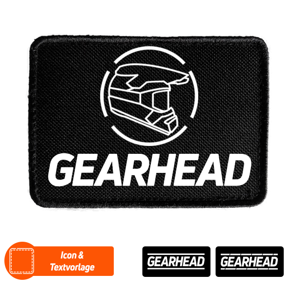 GEARFACT - Gear Patch - Custom - Icon + Textvorlage