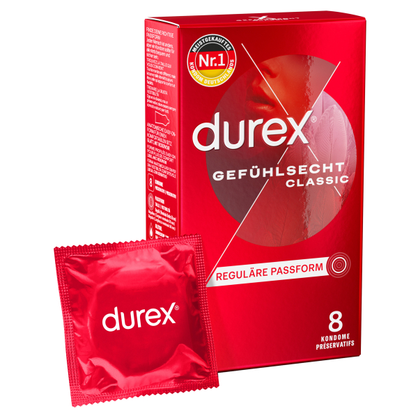 DUREX - Gefühlsecht Classic - 8 St.