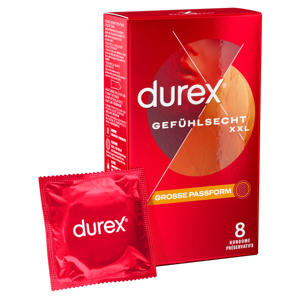 DUREX - Gefühlsecht XXL 8 St.