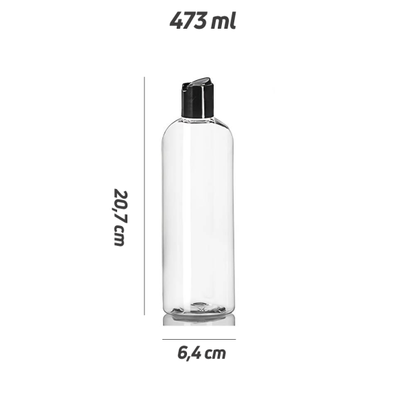 GEARFACT - Plastikflasche für Gleitgel - 473 ml