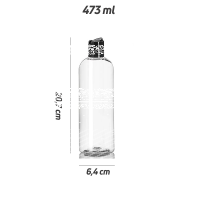 GEARFACT - Plastikflasche für Gleitgel - 473 ml